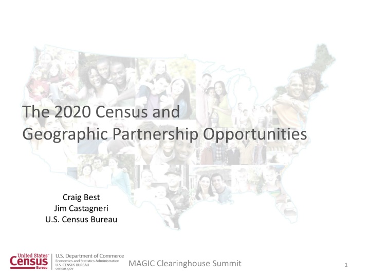 Opportunities with 2020 Census and Geographic Partnership