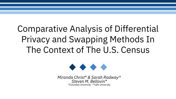 Comparative Analysis of Privacy Methods in U.S. Census