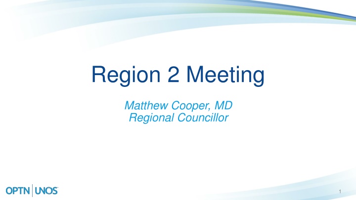Regional Meeting Updates and Responsibilities
