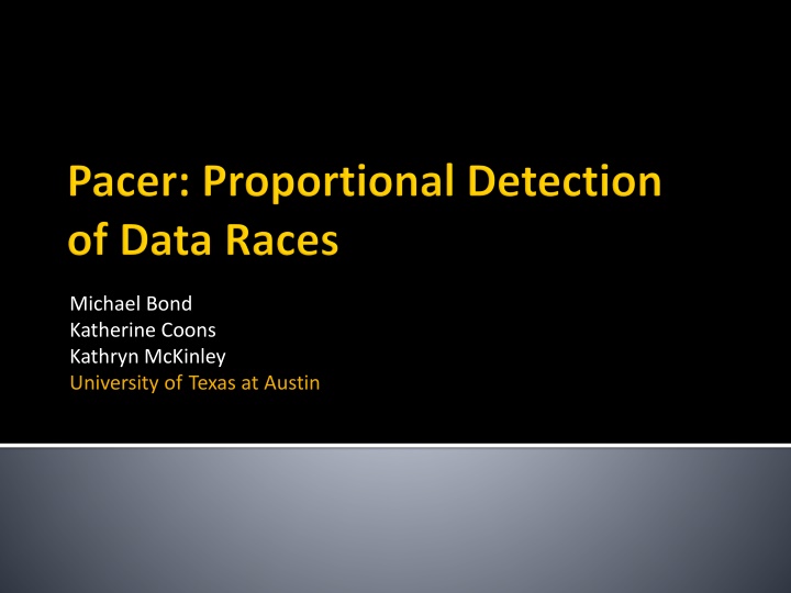 Detecting Data Races in Production