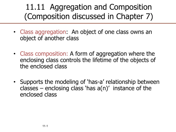Aggregation and Composition in Object-Oriented Programming