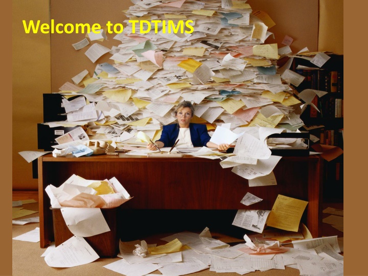 Welcome to TDTIMS
