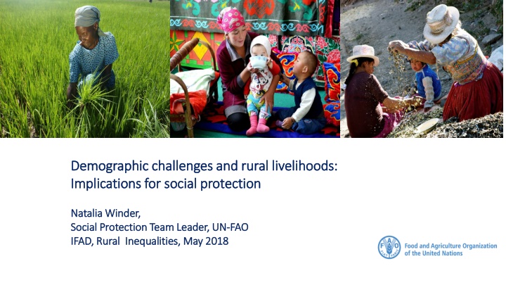 Demographic Challenges in Rural Livelihoods: Implications for Social Protection