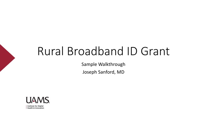 Rural Broadband ID Grant