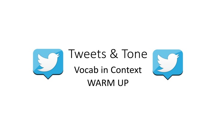 Tweets & Tone
