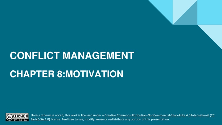 CONFLICT MANAGEMENT