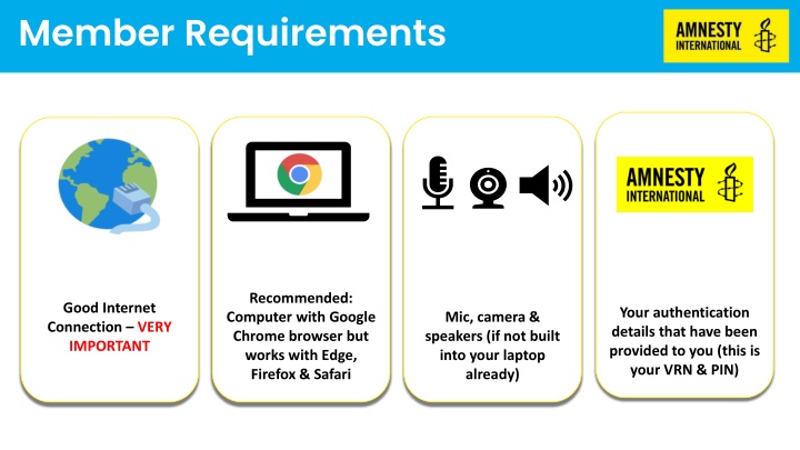 Essential Member Requirements for AGM Participation