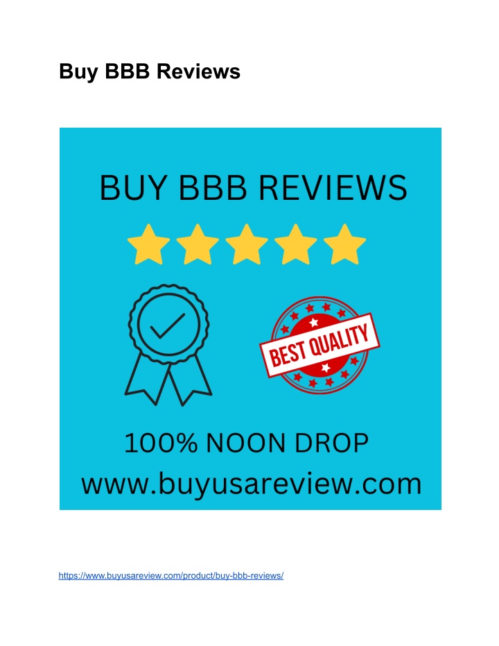buy bbb reviews n.w