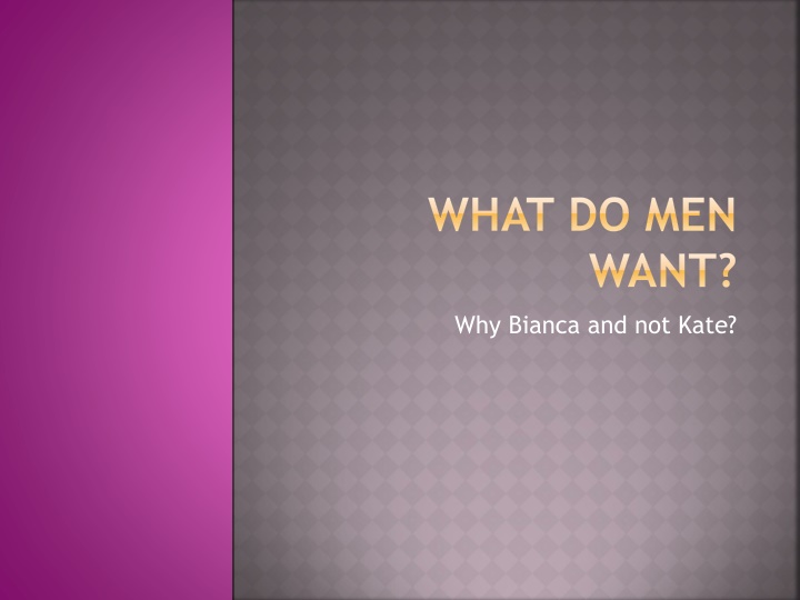 What Do Men Want: The Essential Insights
