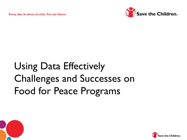 Using Data Effectively