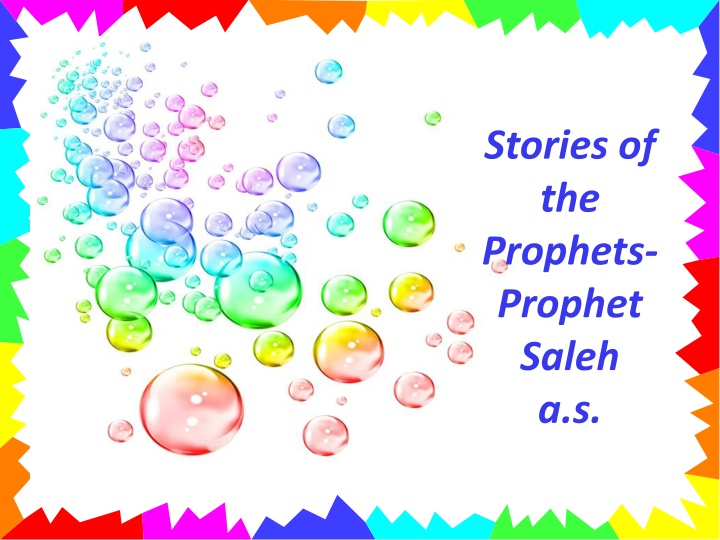 Stories of the Prophets - Prophet Saleha s.