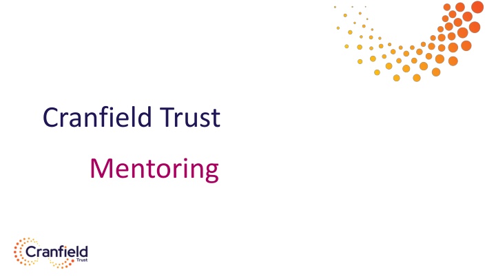 Cranfield Trust  Mentoring