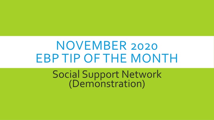 Social Support Network: Importance and Impact