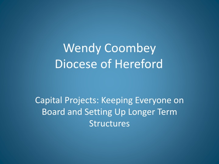 Setting Up Longer-Term Structures for Community Projects
