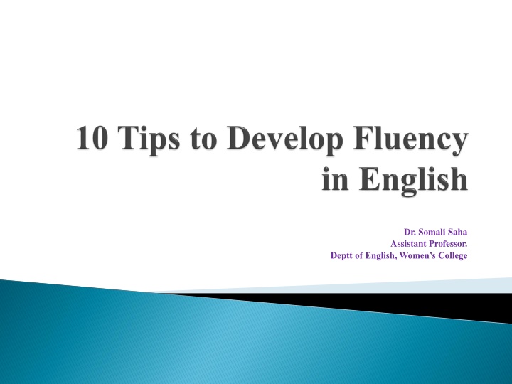 Enhancing English Fluency Tips