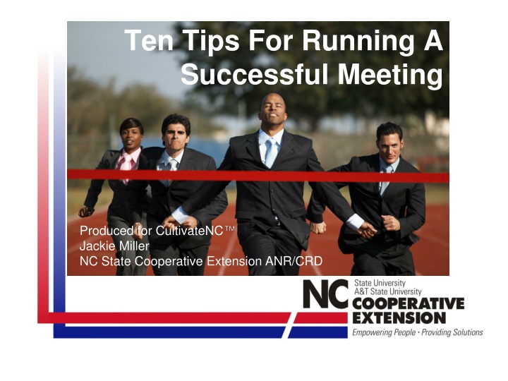 Top 10 Tips for Successful Meetings
