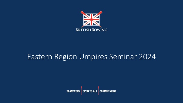 Eastern Region Umpires Seminar 2024 Agenda and Rule Changes