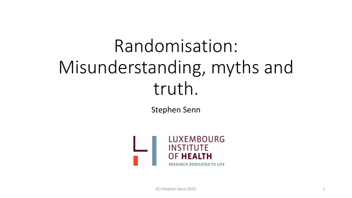Randomisation in Clinical Trials: Practical Background and Theory