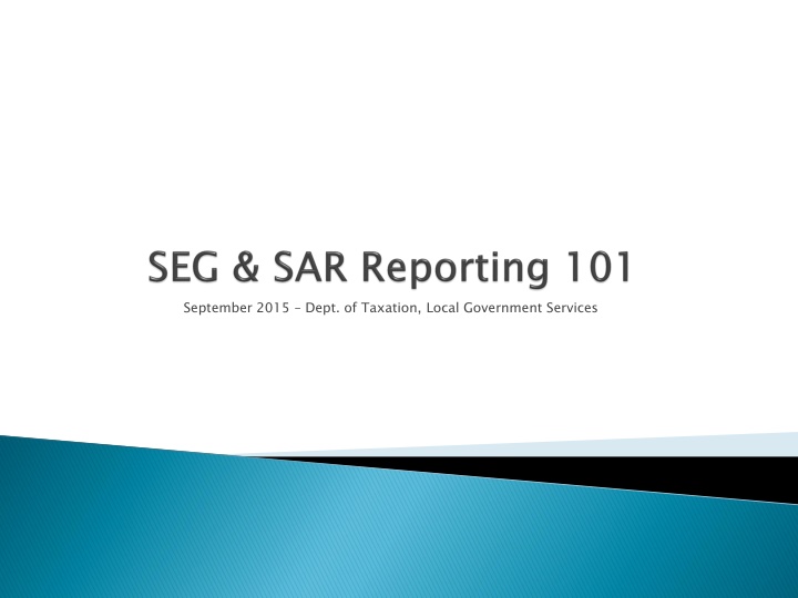 Dept. of Taxation & Local Government Services Overview
