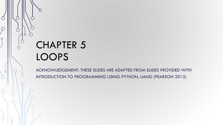 Python Loops and Control Flow