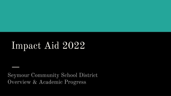 Impact Aid Program Overview - Supporting Local School Districts