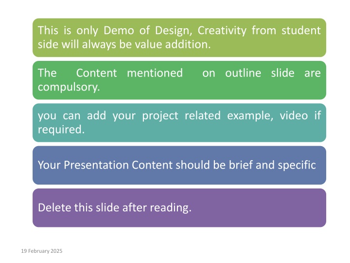 Project Presentation on Design Creativity in IT