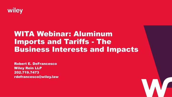 Aluminum Imports and Tariffs: Business Interests and Impacts