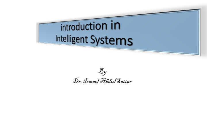 Turing Test and Intelligent Systems