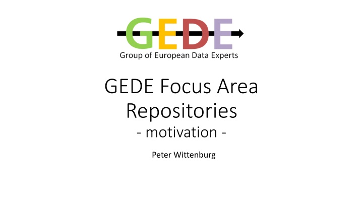 GEDE Focus Area Repositories