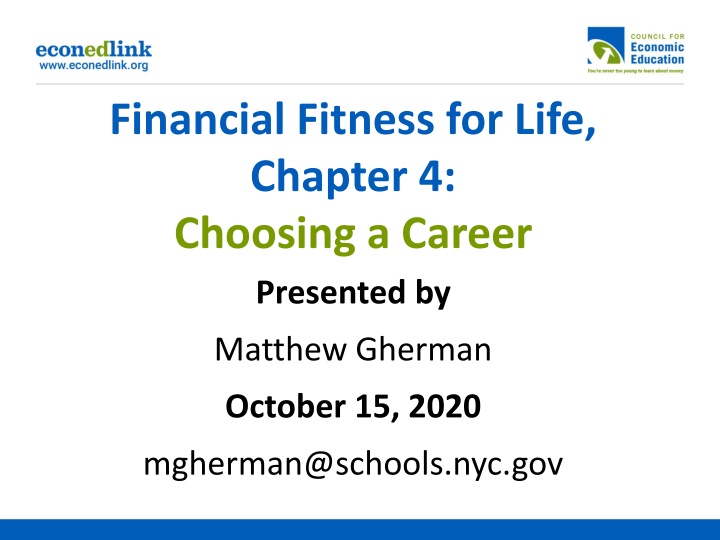 Choosing a Career for Financial Success