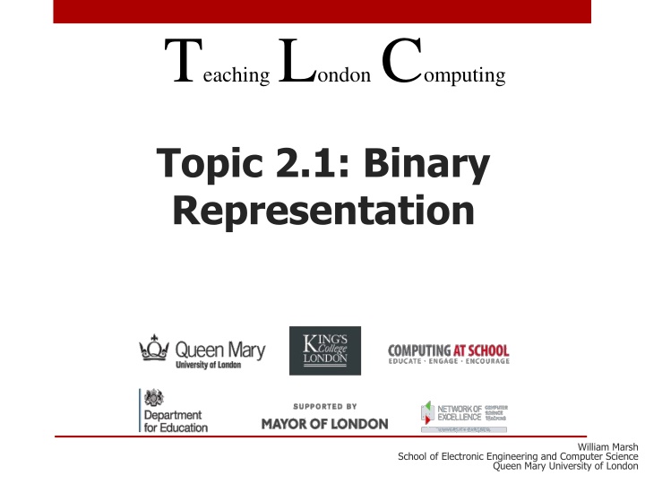 Binary Representation Basics