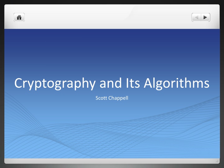 Cryptography and Its Algorithms
