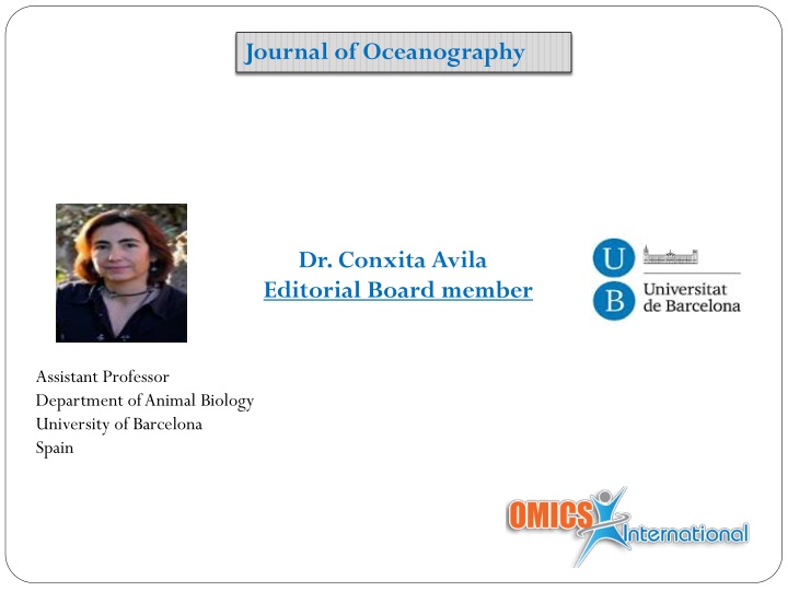 Dr. Conxita Avila: Marine Biology Professor & Researcher