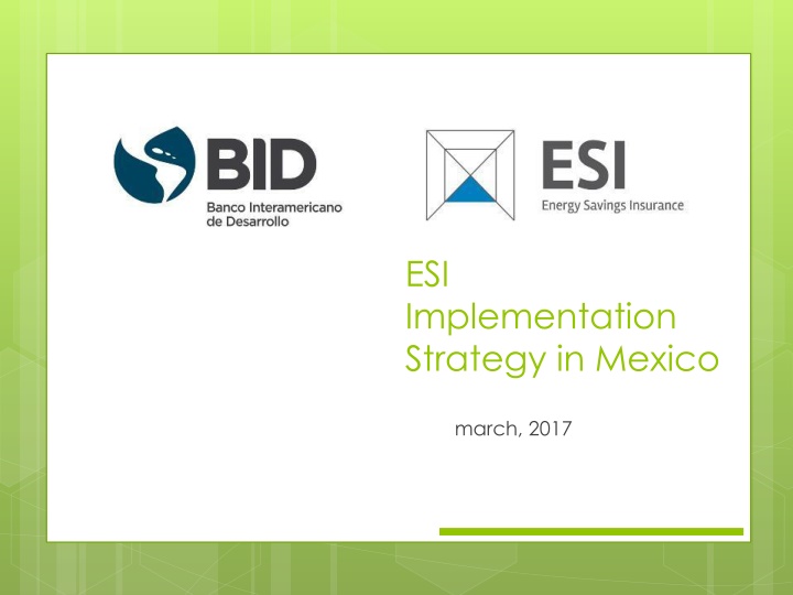 Energy Efficiency Implementation in Mexico: Strategies and Progress
