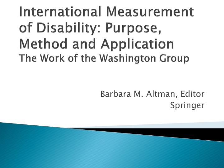 Improving Disability Data Collection