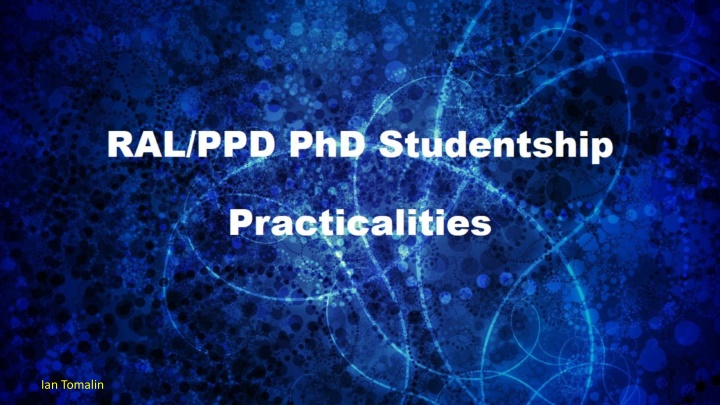 RAL Particle Physics PhD Studentships Offered for Autumn 2023