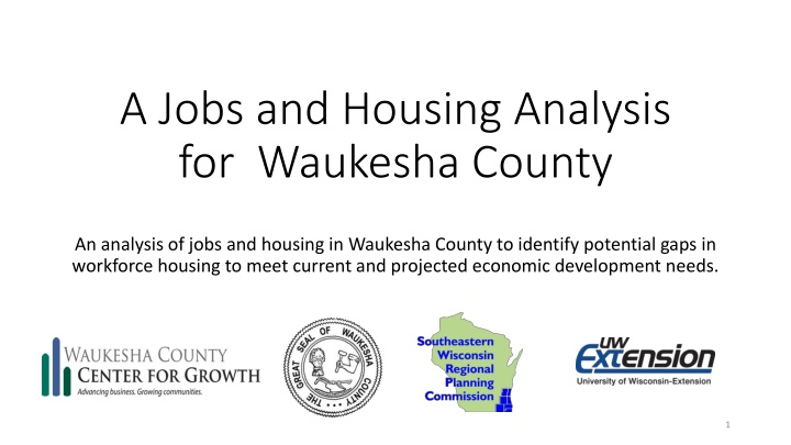 Jobs and Housing Analysis in Waukesha County