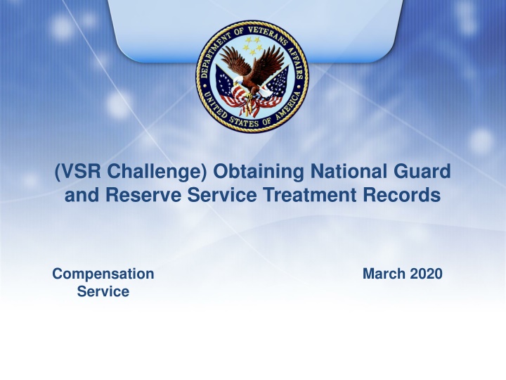 National Guard and Reserve Service Records Overview