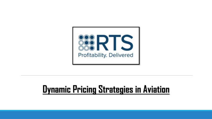 dynamic pricing strategies in aviation n.w