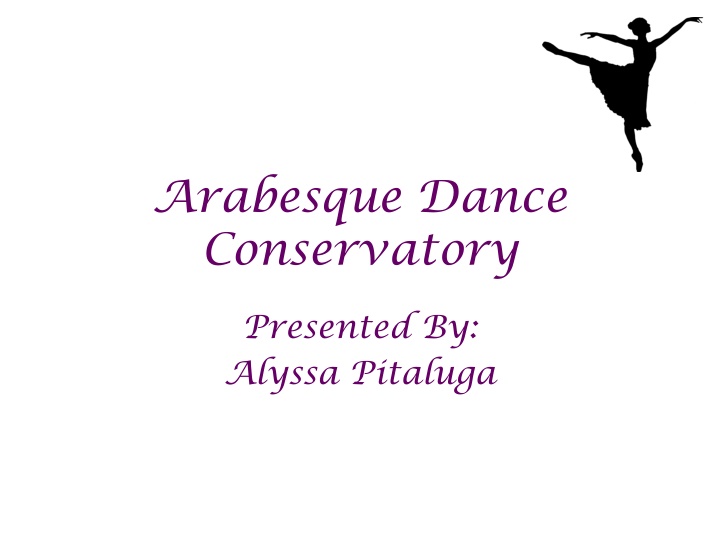 Arabesque Dance Conservatory - Providing Life Lessons Through Dance