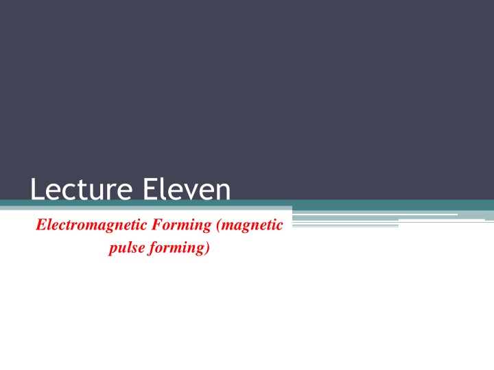 Lecture Eleven