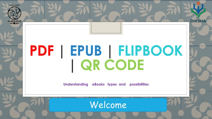 Introduction to Electronic Books: Types and Formats