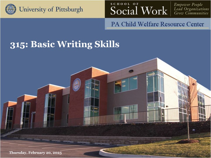 Basic Writing Skills