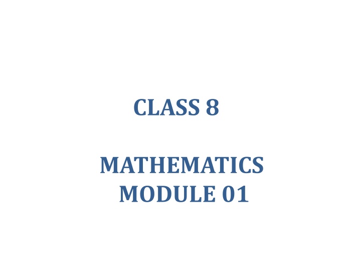Algebraic Expressions and Terms