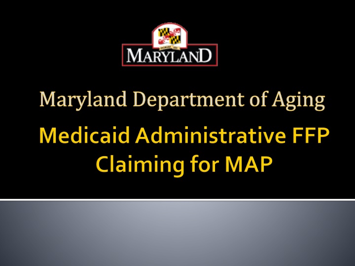 Maryland Department of Aging: Medicaid Financial Participation