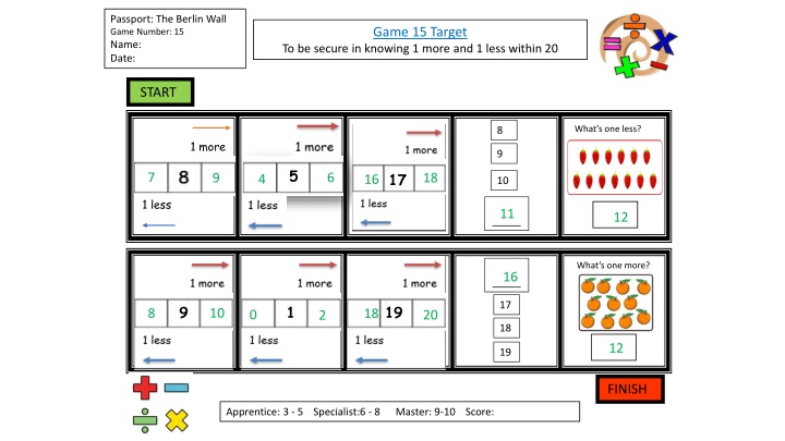 Interactive Learning Games for Number Mastery