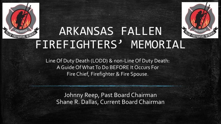 Guide for Firefighters: LODD & Non-LODD Death Preparedness