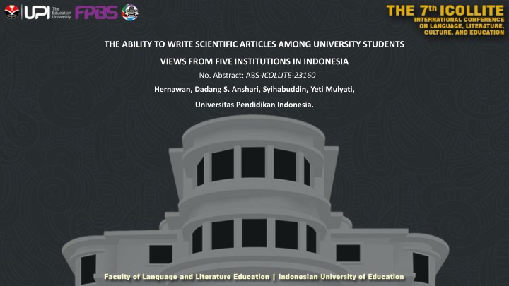 Enhancing Scientific Article Writing Skills Among University Students