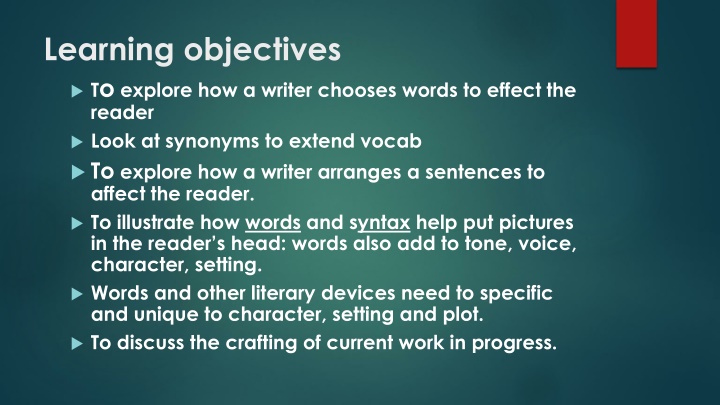 Crafting Language for Impact