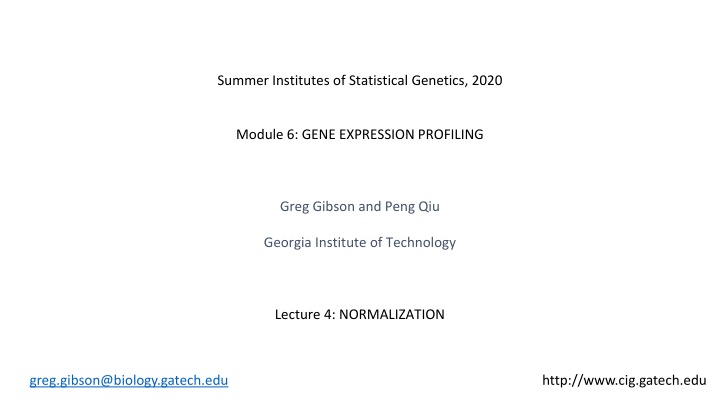 Summer Institutes of Statistical Genetics, 2020